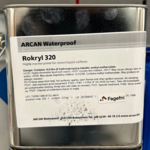 Arcan Rokryl 320 Grunnur PMMA 4 kg.