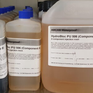 Hydrobloc 506 PUR resin 20 kg. Tveggja þátta PU Combi resin